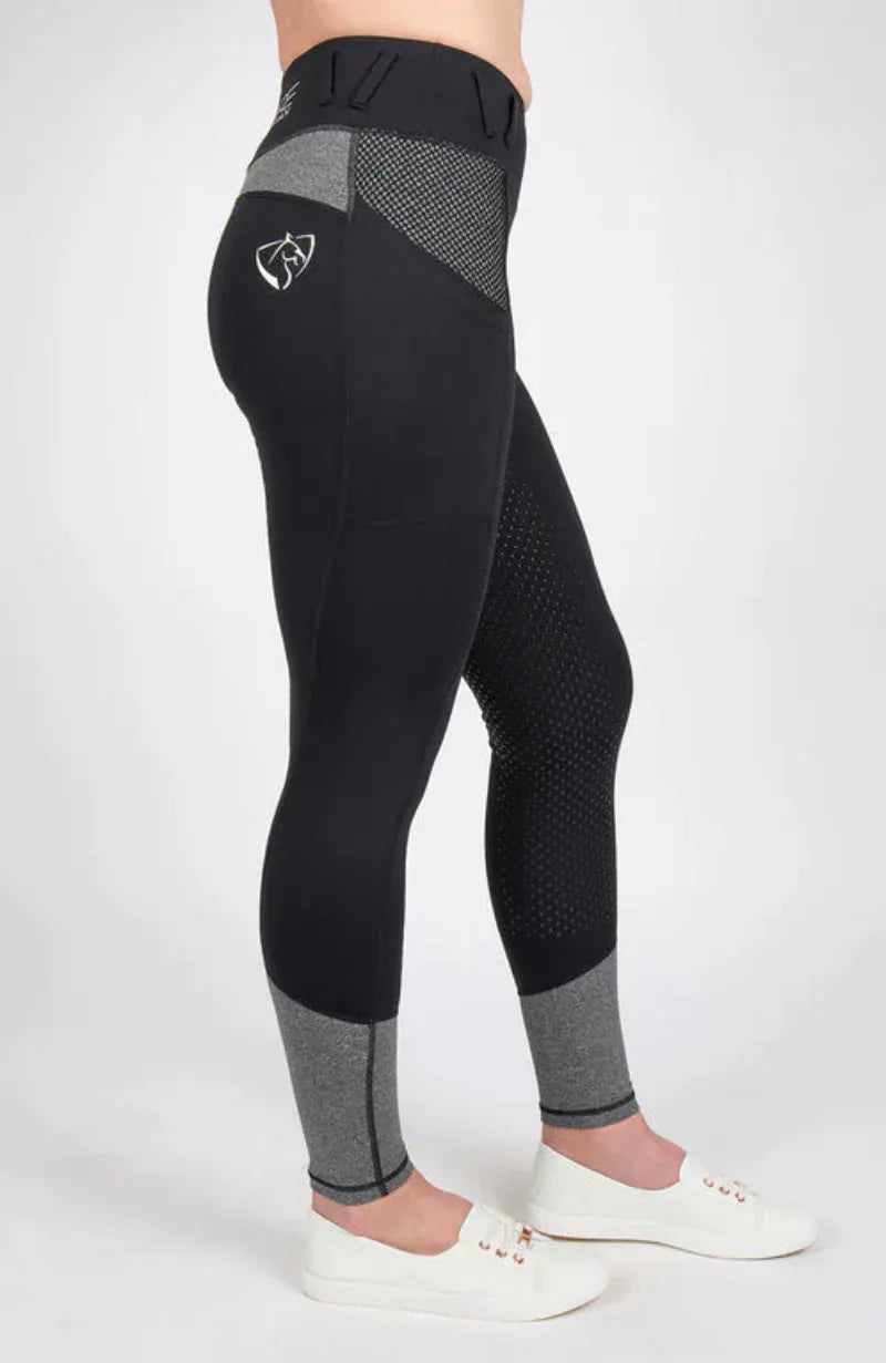 Bare Equestrian Womens Jodhpurs - Breeches Bare Equestrian Tights Womens Performance Stormy Rider