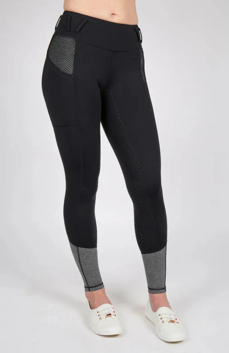 Bare Equestrian Womens Jodhpurs - Breeches Bare Equestrian Tights Womens Performance Stormy Rider