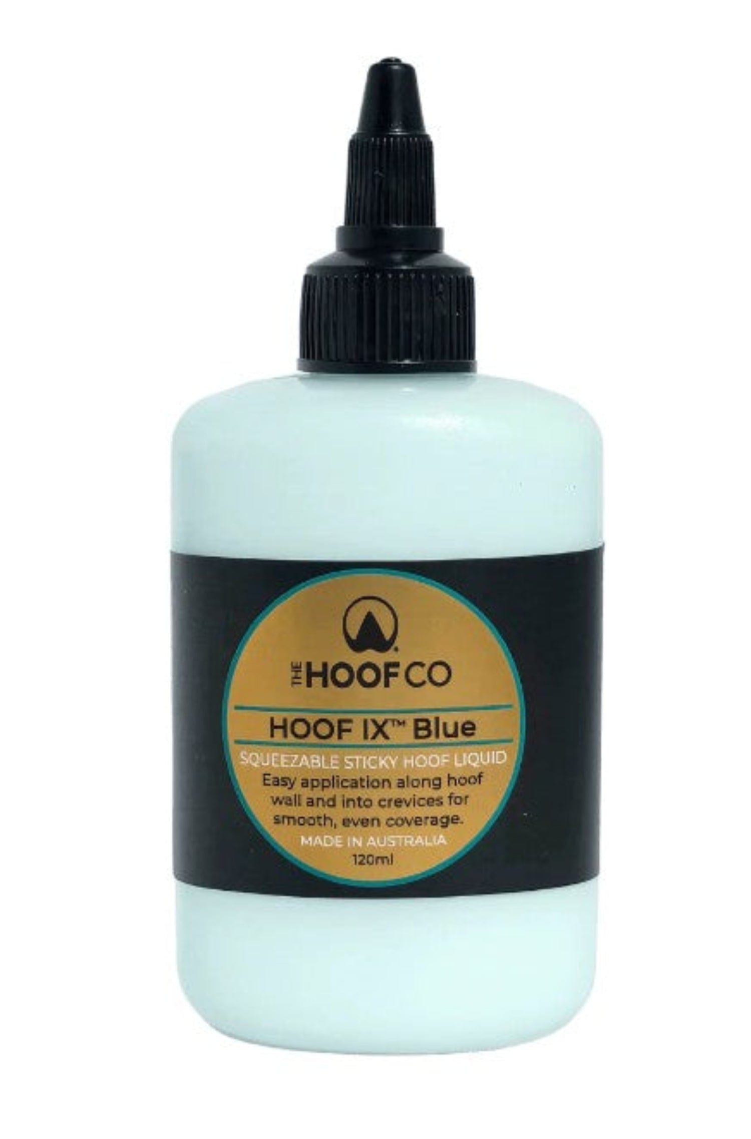 Bare Equine Farrier Products 120ml The Hoof Co Hoof IX Hoof Liquid Blue