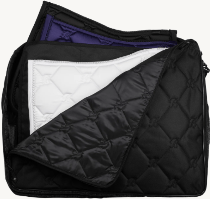Bates Stable - Tack Room Accessories Black Bates Saddle Pad Bag