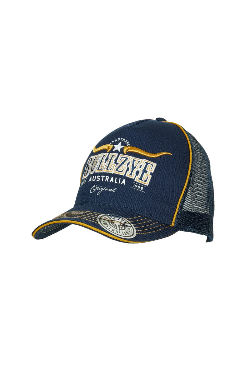 Bullzye Caps Navy Bullzye Cap Jarrod HP Trucker