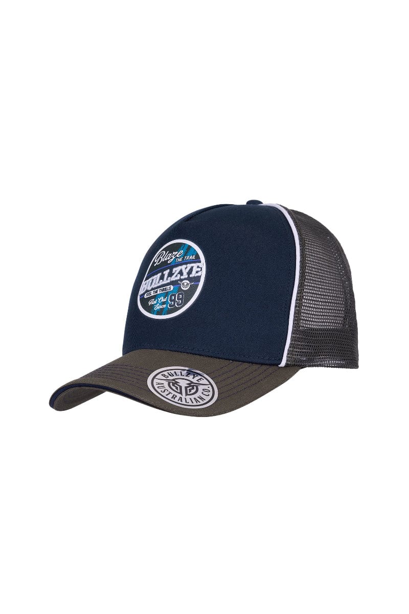 Bullzye Caps Navy/Green Bullzye Cap Blaze HP Trucker