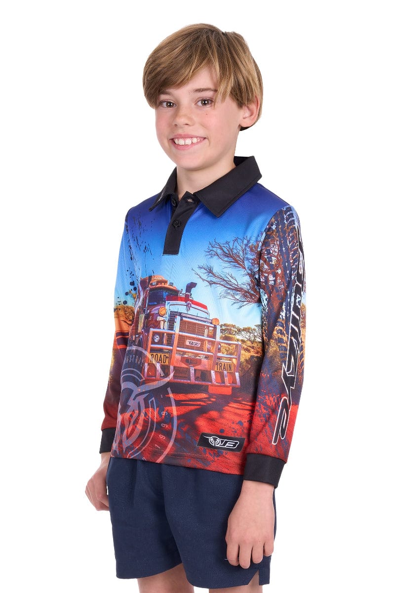 Bullzye Kids Shirts 04 / Multi Bullzye Tee Boys Road Train