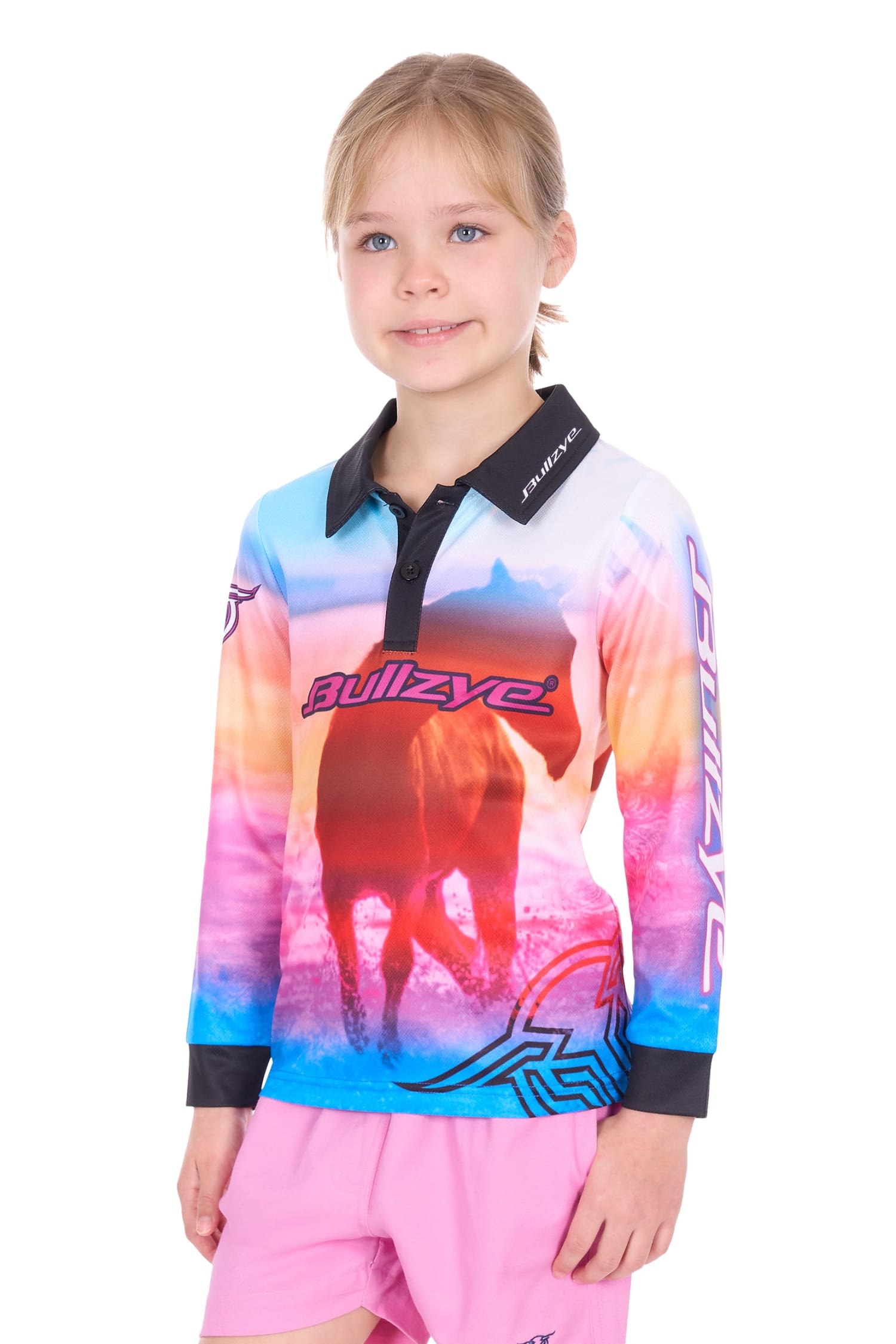 Bullzye Kids Shirts 06 / Multi Bullzye Tee Girls Gallop