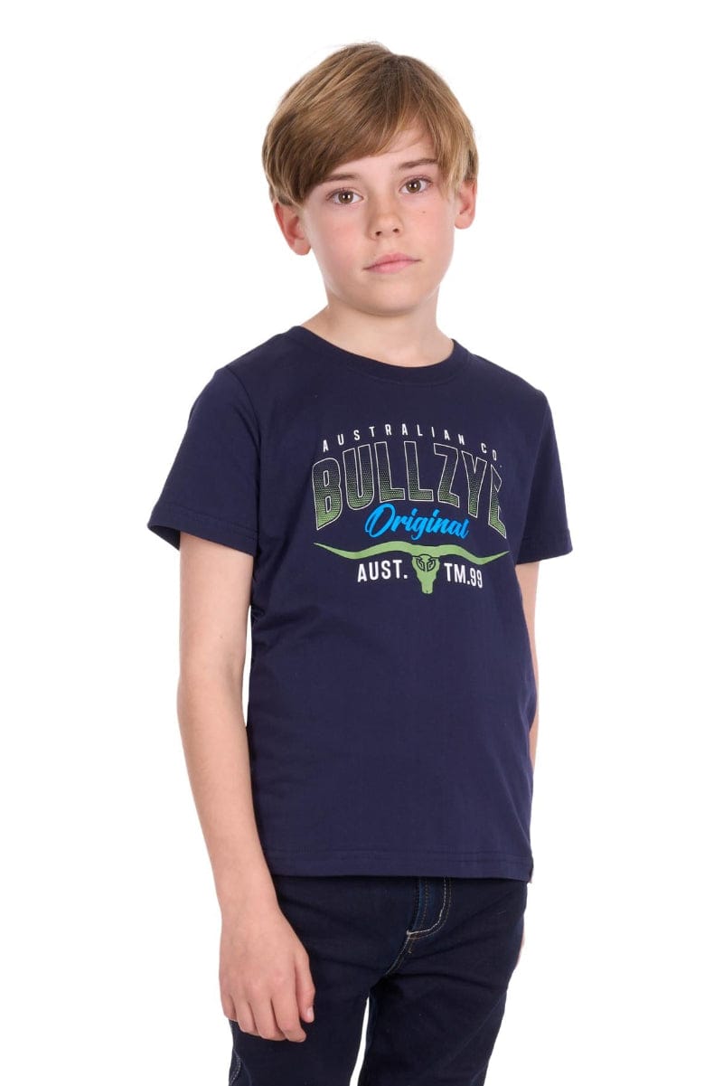 Bullzye Kids Shirts 06 / Navy Bullzye Tee Boys Original