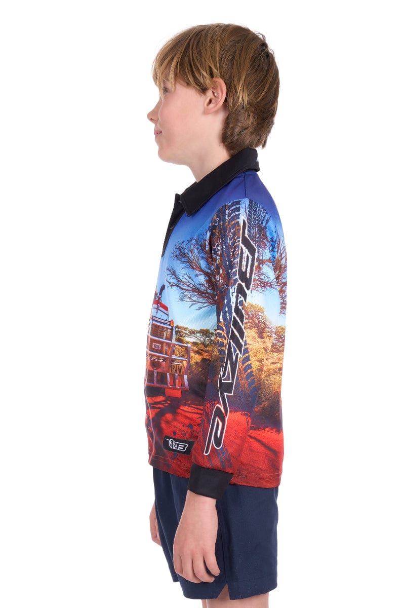Bullzye Kids Shirts Bullzye Tee Boys Road Train