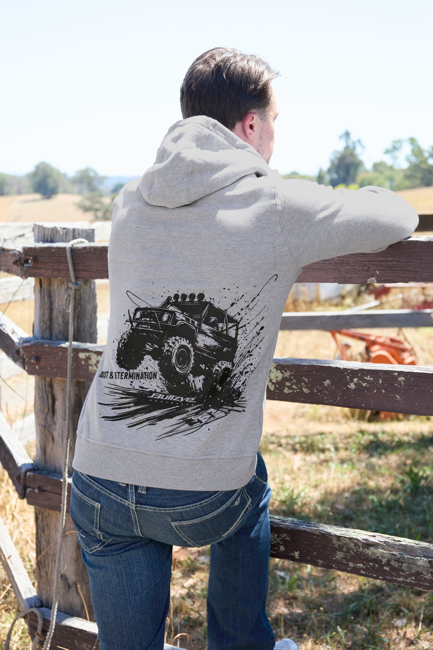 Bullzye Mens Jumpers- Jackets - Vests Bullzye Jumper Mens Determination