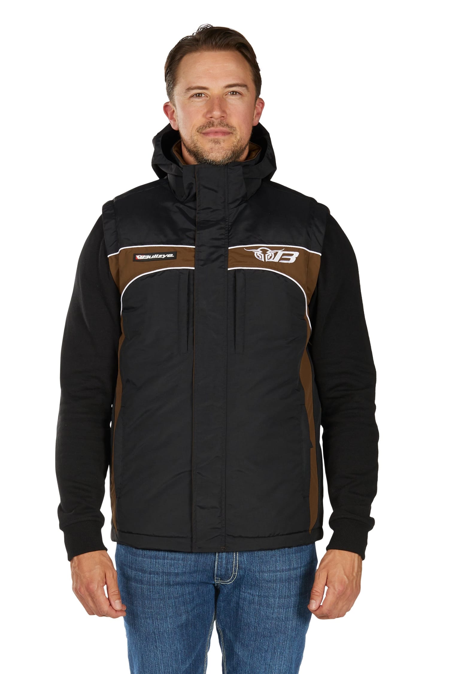 Bullzye Mens Jumpers- Jackets - Vests Bullzye Vest Mens Bazooka