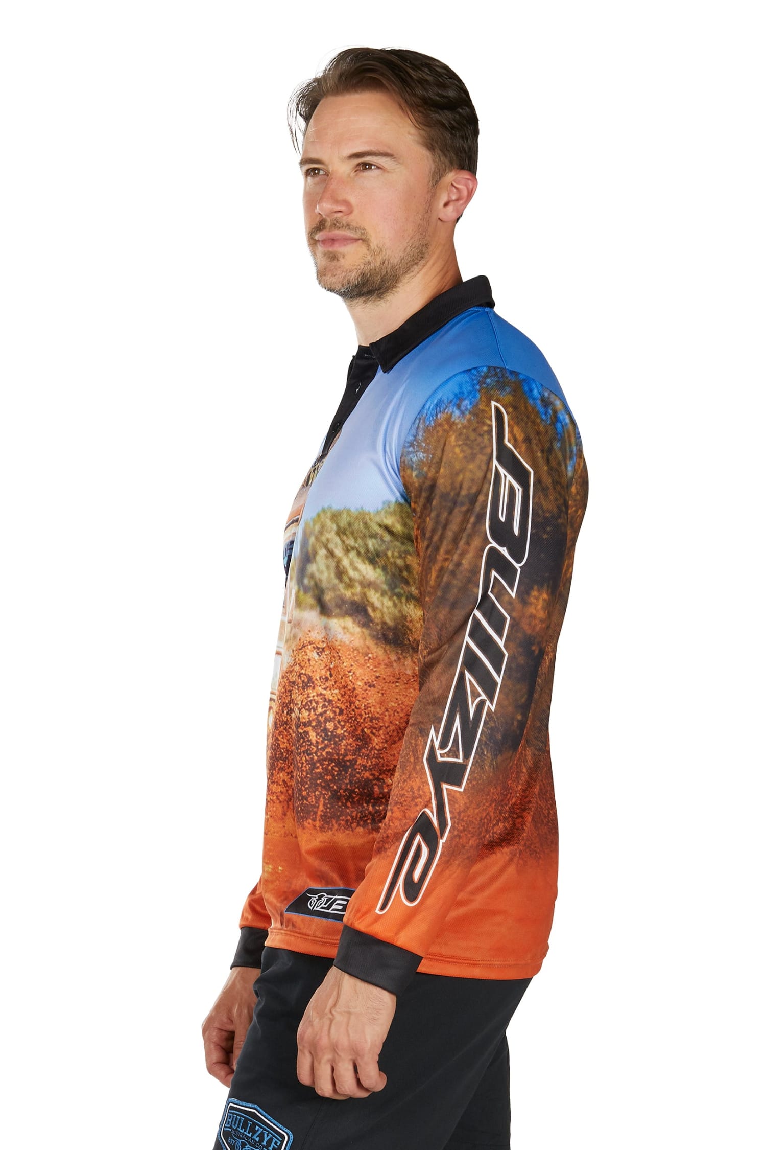 Bullzye Mens Shirts Bullzye Shirt Mens Blazing