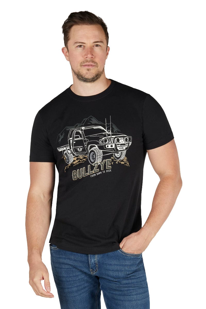 Bullzye Mens Shirts XS / Black Bullzye Tee Mens Dusk