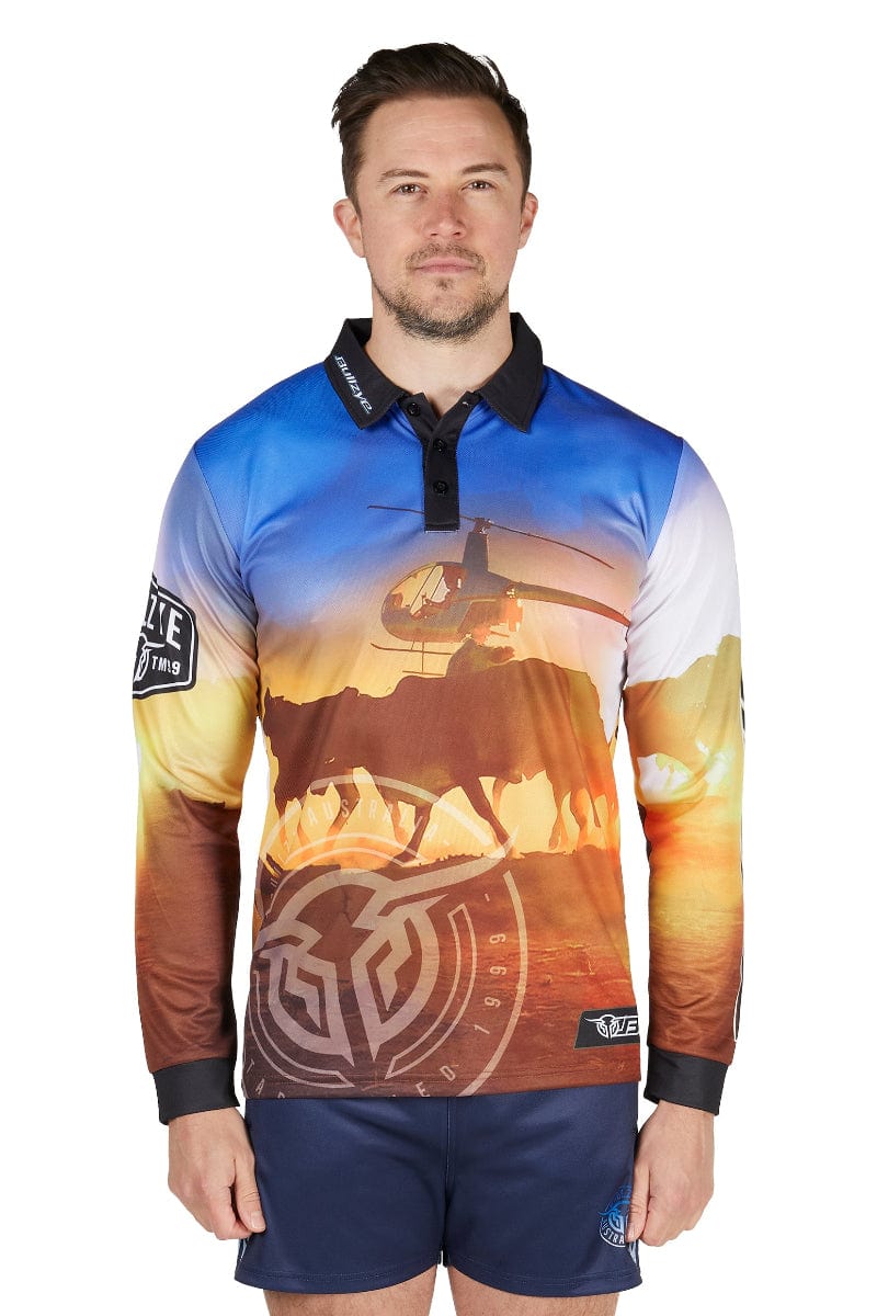 Bullzye Mens Shirts XS / Multi Bullzye Tee Mens Outback