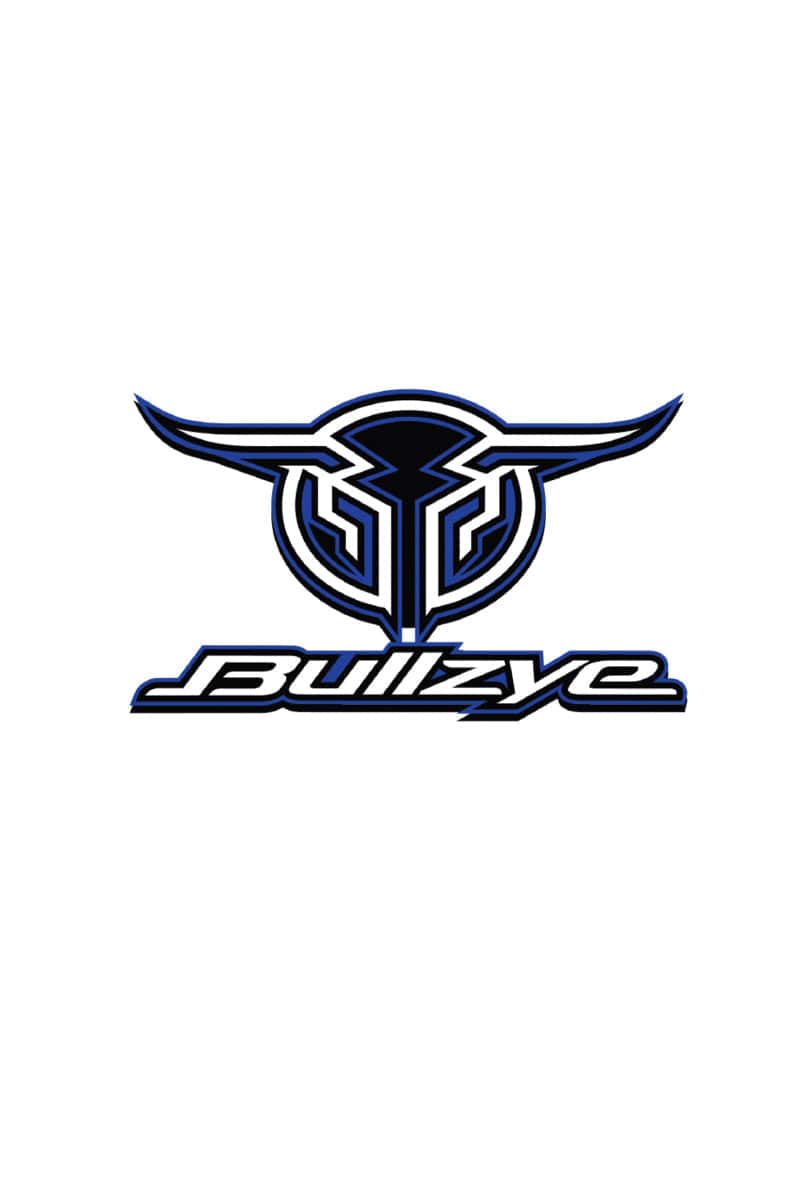 Bullzye Stickers - Decals Blue Bullzye Sticker Logo Size A