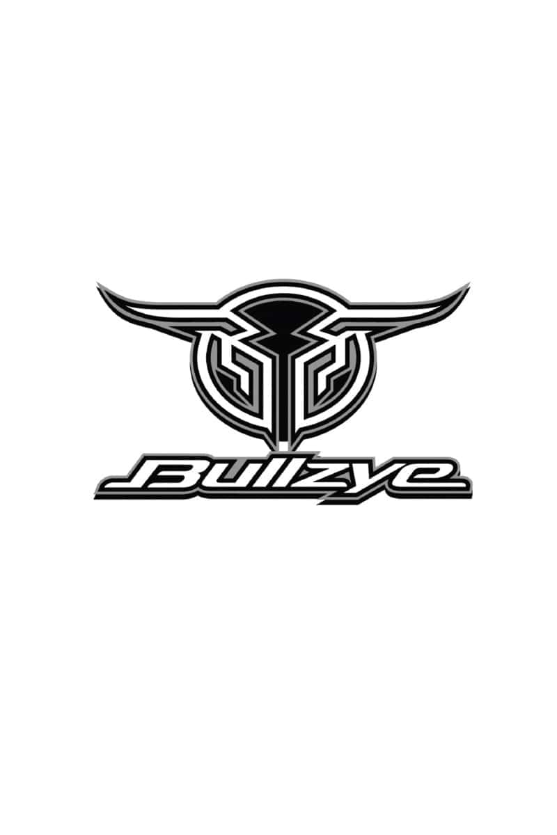 Bullzye Stickers - Decals Grey Bullzye Sticker Logo Size A