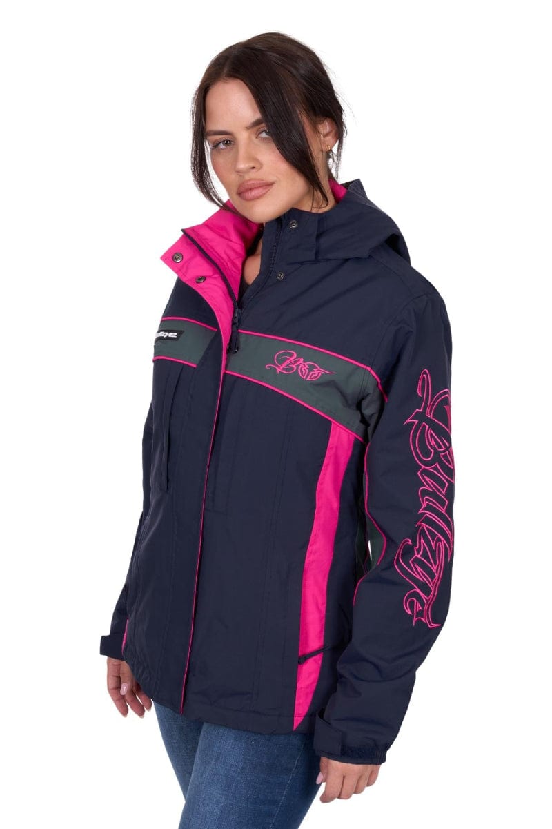 Bullzye Womens Jumpers, Jackets & Vests Bullzye Womens Carla Jacket Navy/Pink