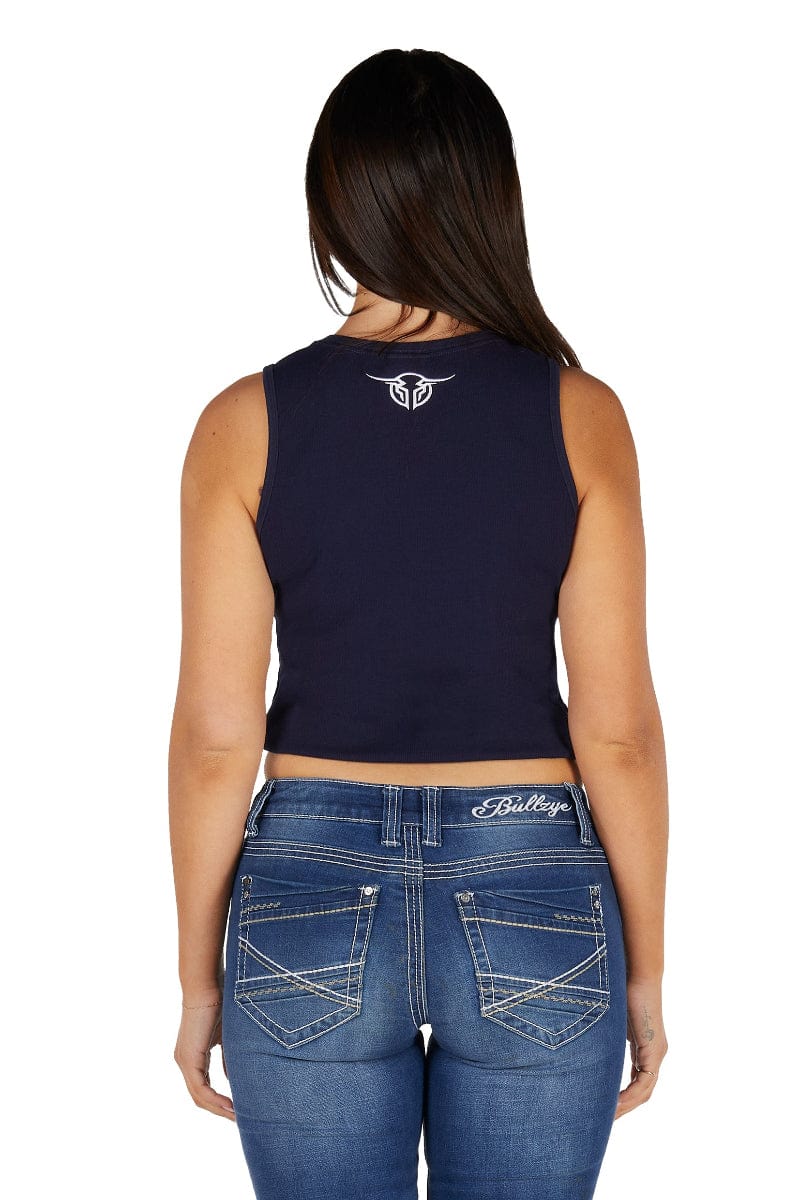 Bullzye Womens Shirts Bullzye Top Womens Anita Crop