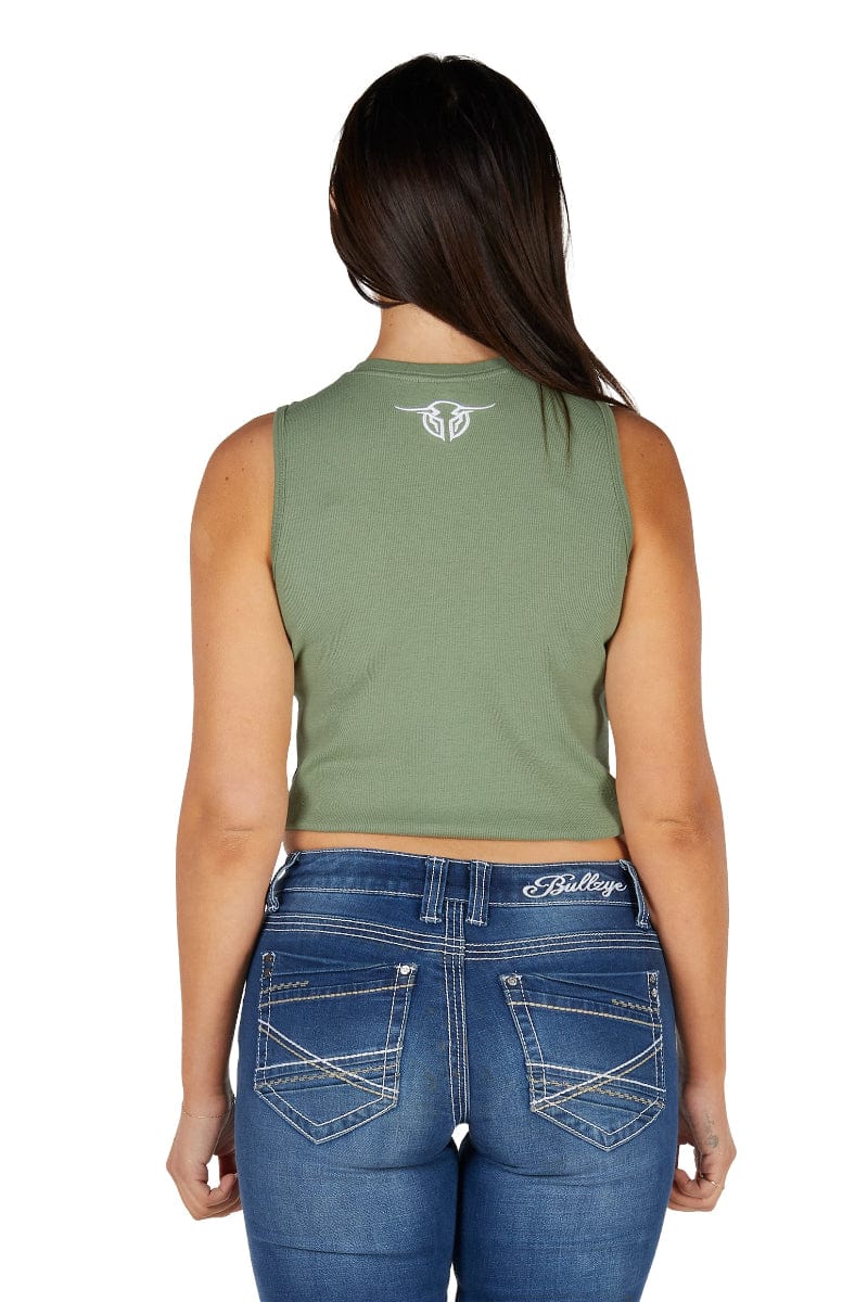 Bullzye Womens Shirts Bullzye Top Womens Anita Crop