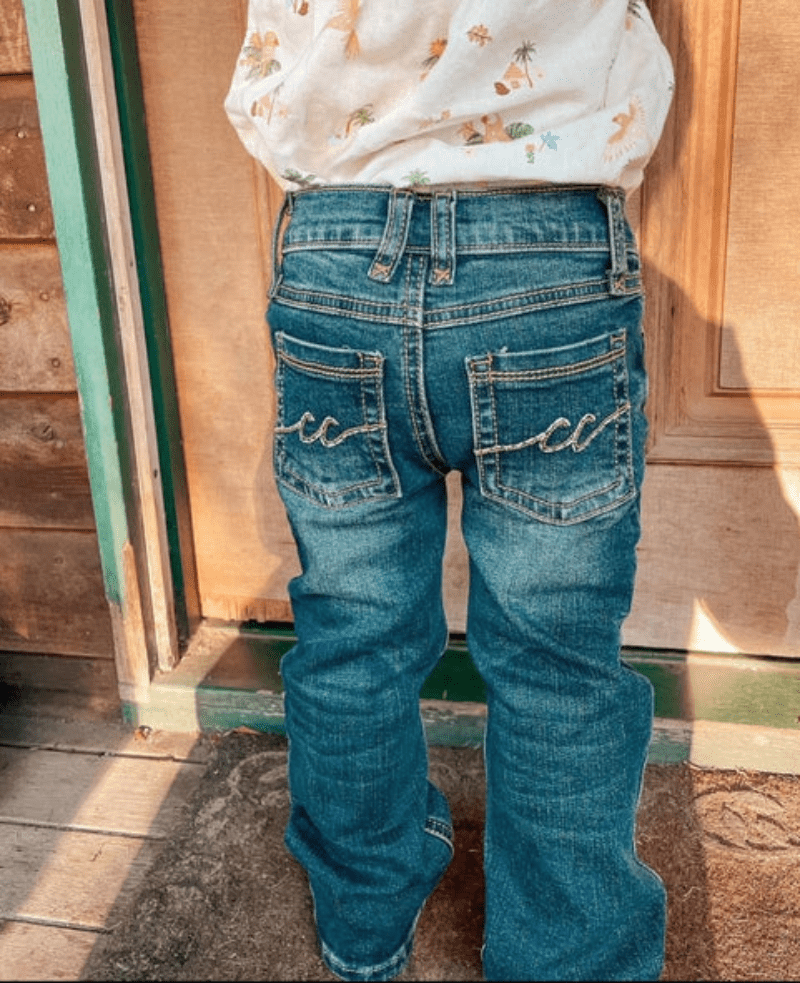 CC Western Baby Cowkids 06 Months / Medium Wash CC Western Jeans Infant Girls Boot Cut