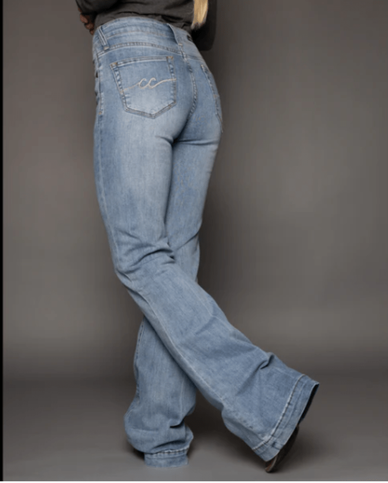 CC Western Womens Jeans 25x34 / Light Wash CC Western Jeans Womens Carissa Classic