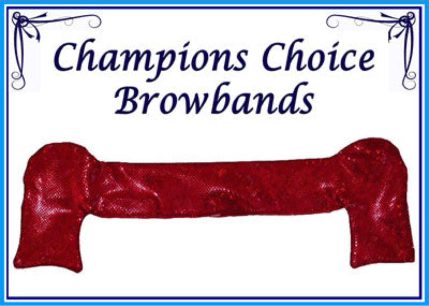 Champions Choice Bridle Accessories S / Red Champion Choice Browband Cover Lycra