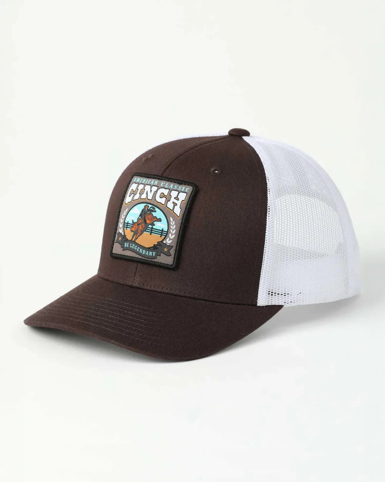 Cinch Caps Brown Cinch Cap Logo American Classic