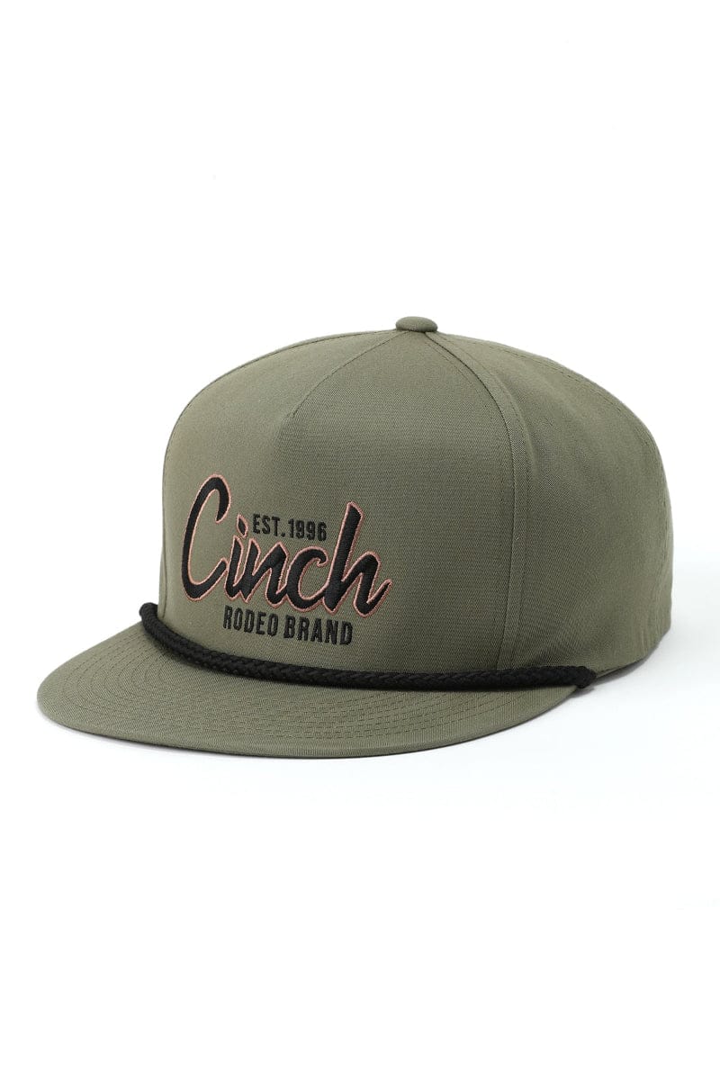 Cinch Caps Olive Cinch Cap Flexifit Logo