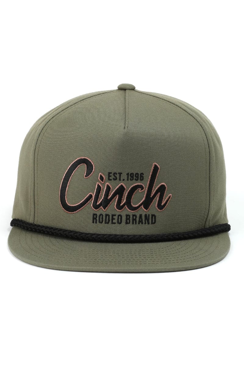 Cinch Caps Olive Cinch Cap Flexifit Logo