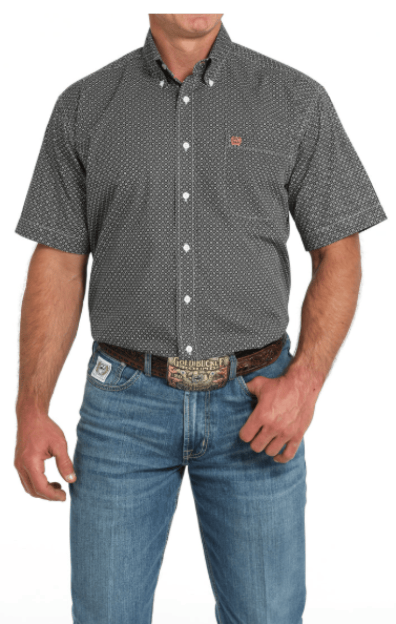 Cinch Mens Shirts S / Grey Cinch Shirt Mens Printed Cotton