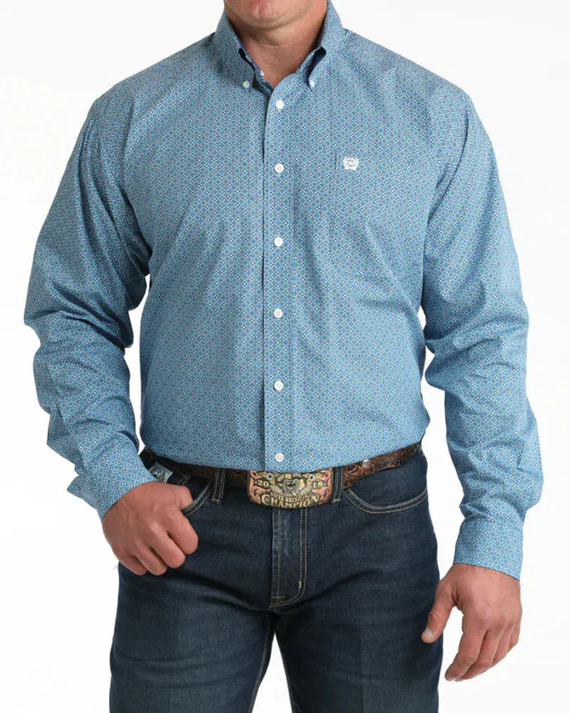 Cinch Mens Shirts XS / Blue Cinch Shirt Mens Classic Fit