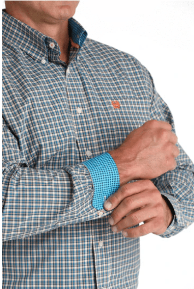 Cinch Mens Shirts XS / Blue Cinch Shirt Mens Plaid