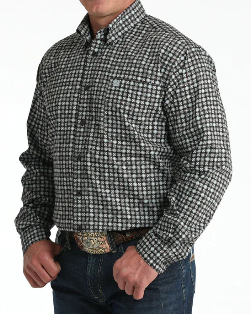 Cinch Mens Shirts XS / Brown Cinch Shirt Mens Classic Fit
