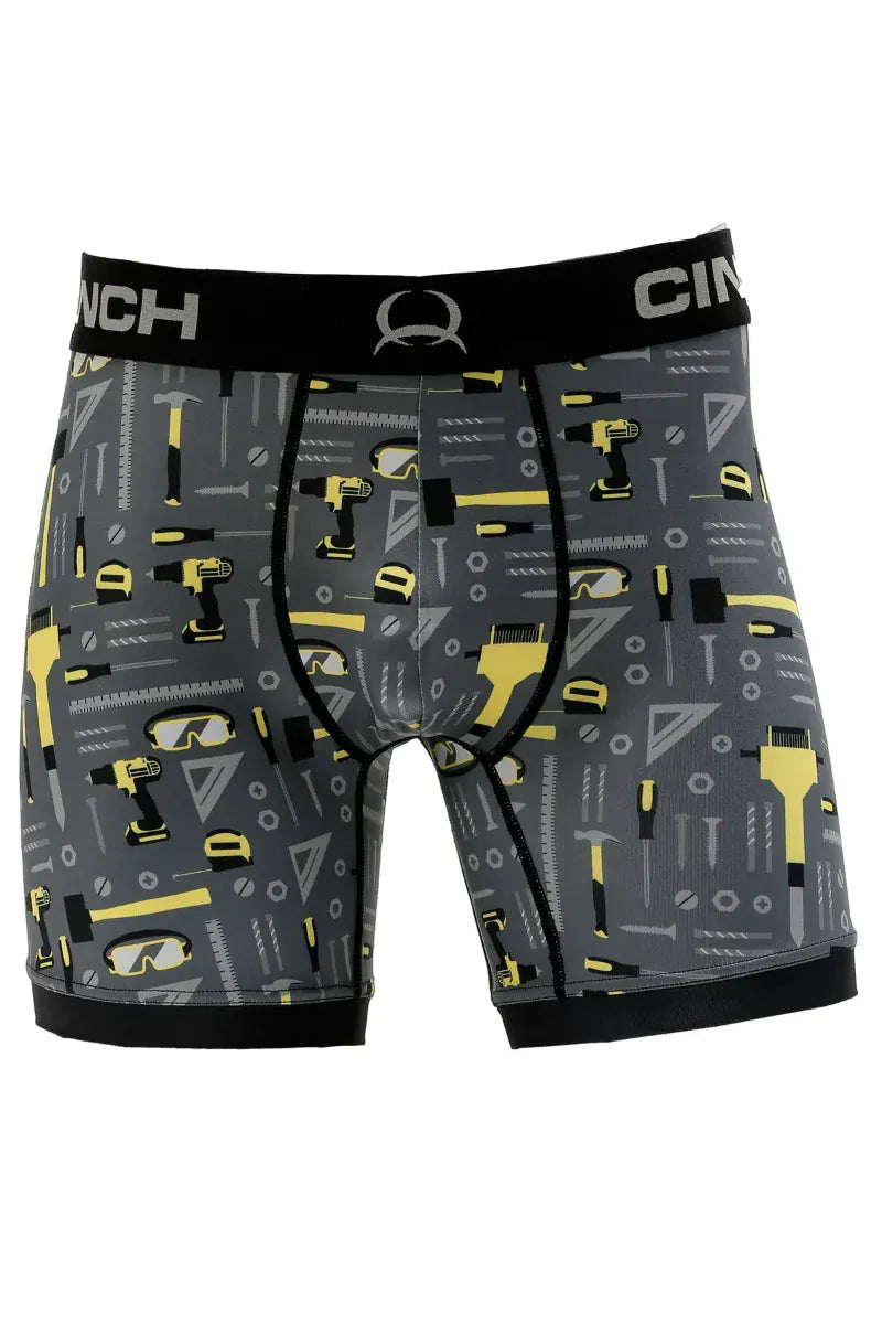 Cinch Mens Shorts S / Grey Cinch Boxer Brief Mens Tools