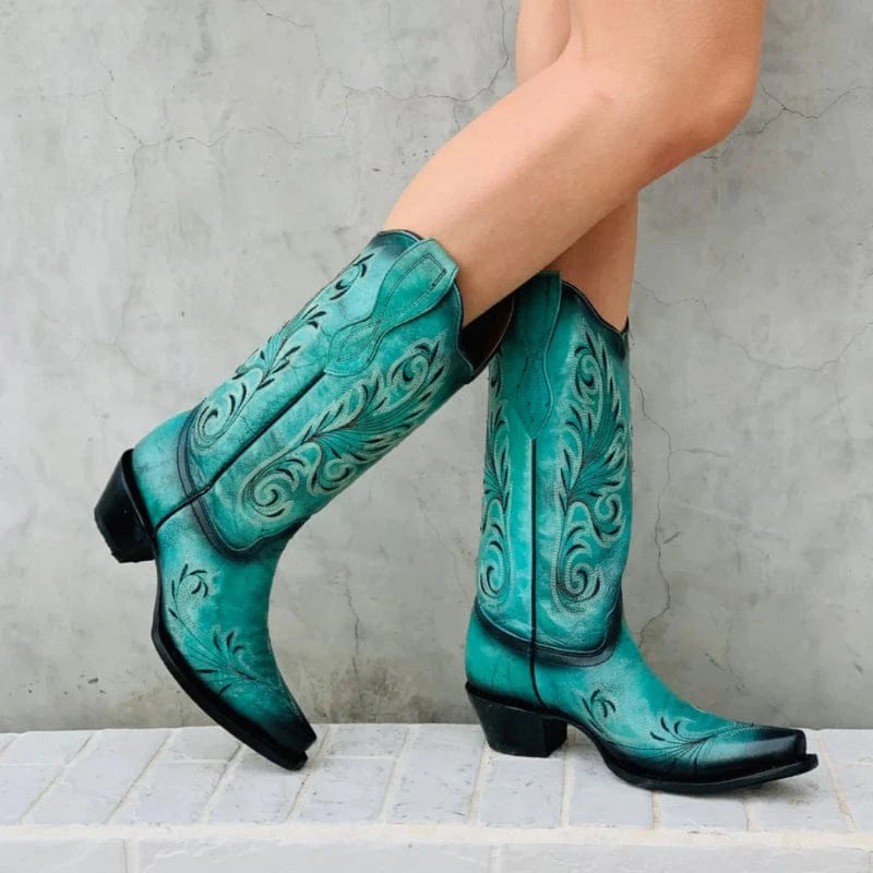 Circle G Womens Boots - Shoes Circle G Boots Womens Embroidery