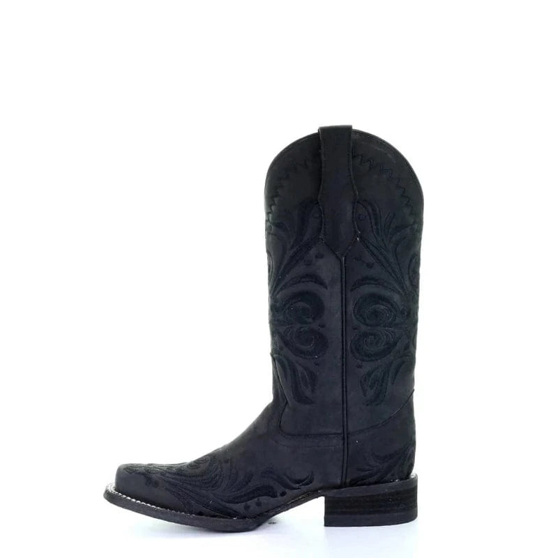 Circle G Womens Boots - Shoes Circle G Boots Womens Filigree Embroidery Square Toe