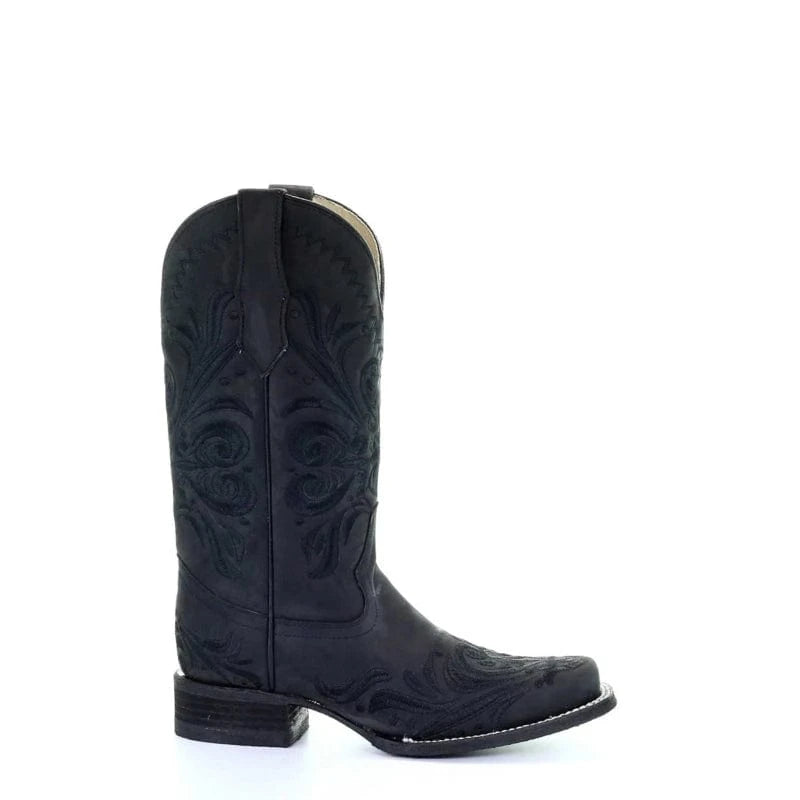 Circle G Womens Boots - Shoes Circle G Boots Womens Filigree Embroidery Square Toe