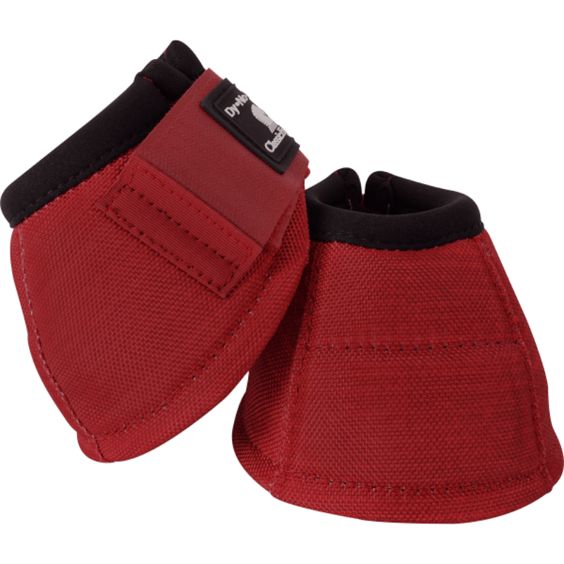 Classic Equine Horse Boots & Bandages M / Crimson Classic Equine DY NO Turn Bell Boots (CDN100)