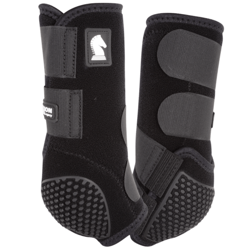 Classic Equine Horse Boots & Bandages S / Black Classic Equine Legacy Flexion Boots Front
