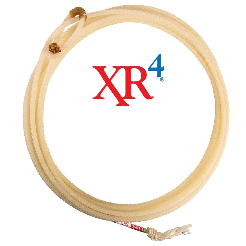 Classic Rodeo Equipment 35ft/Medium / White Classic XR4 Team Rope 3/8in