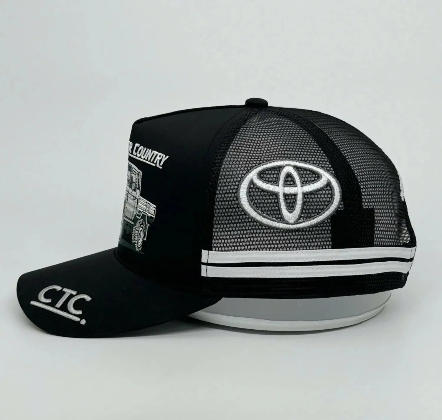 Country Trucker Caps Caps Black/White CTC Cap Trucker 79 Series Cruiser High Peak