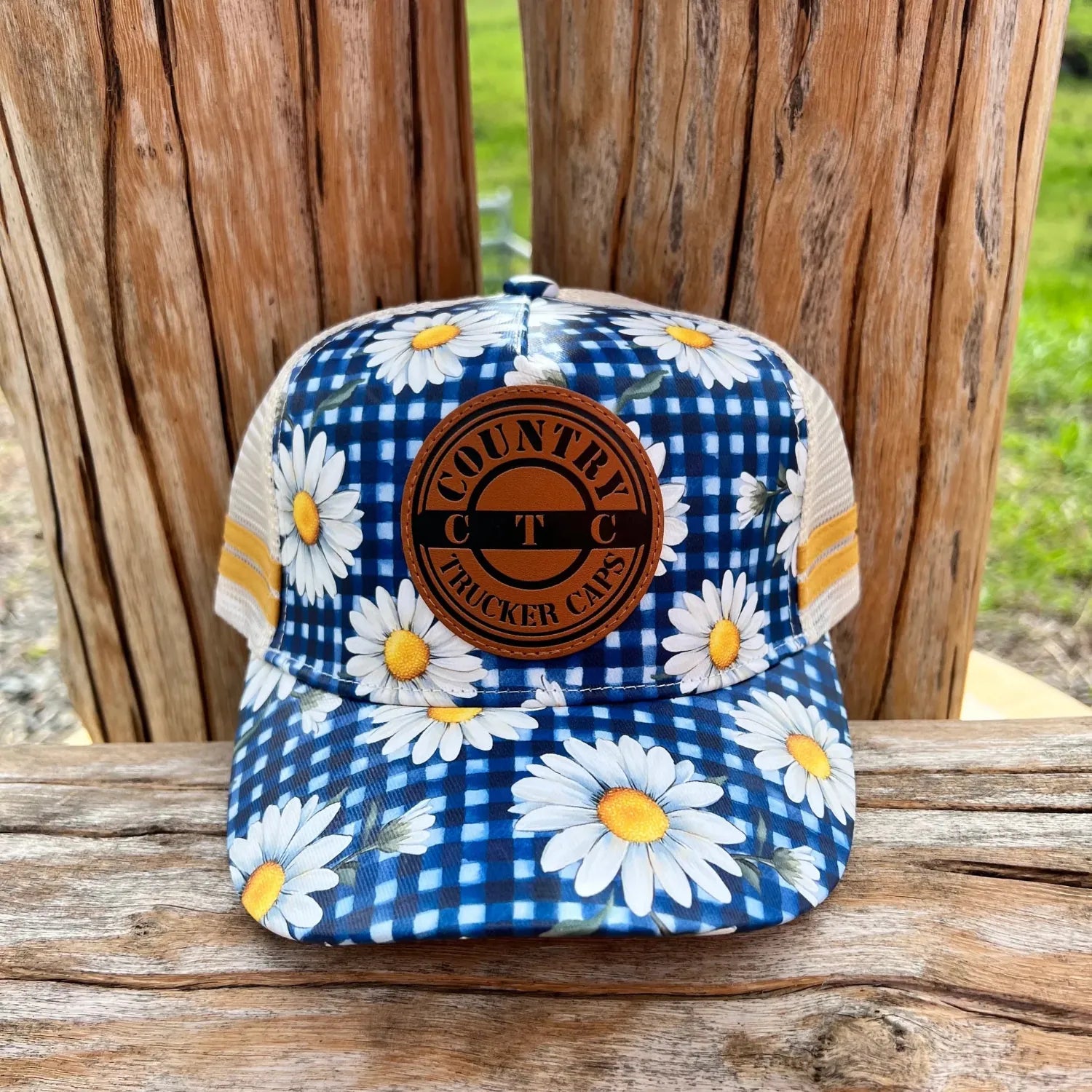 Country Trucker Caps Caps Navy CTC Cap Trucker Daisy Chain High Peak