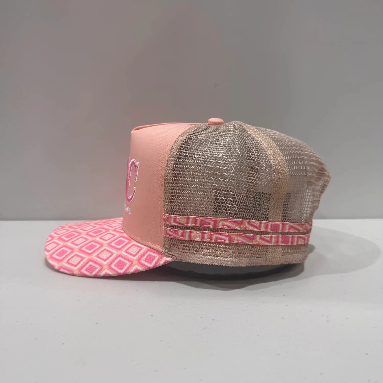 Country Trucker Caps Caps Peach CTC Cap Trucker Aztec Range Medium Peak