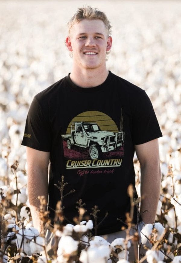 Crowbar Mens Shirts S / Black Crowbar Mens Off The Beaten Track T Shirt Black