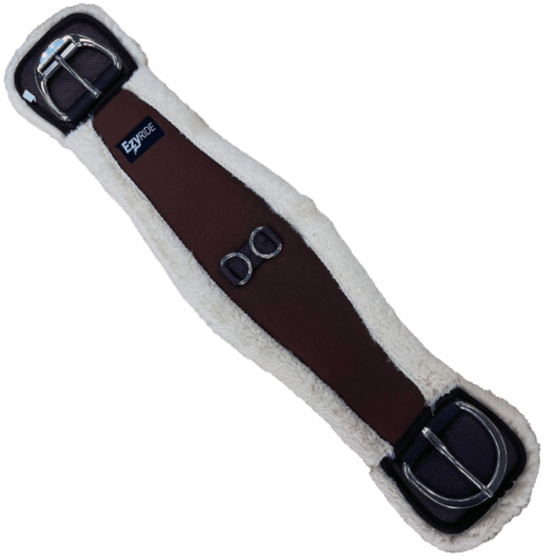 Ezy Ride Girths 26in / Brown Ezy Ride Anatomical Fleece Cinch Girth