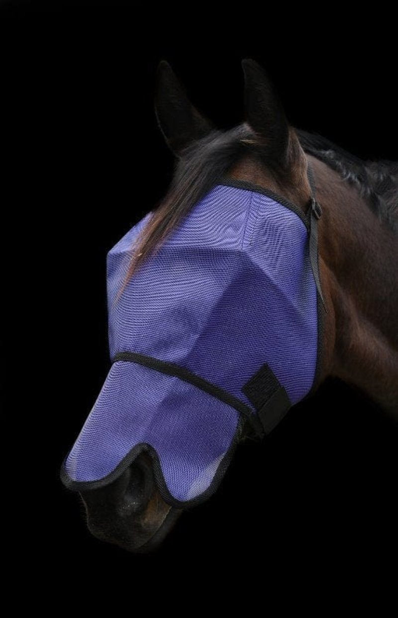 Flyveils By Design Fly Masks & Bonnets FBD Flymask with Extended Mesh Nose FBDEXN