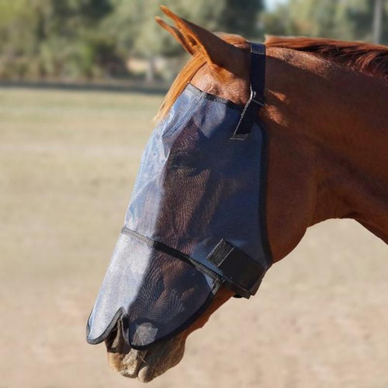 Flyveils By Design Fly Masks & Bonnets FBD Flymask with Extended Mesh Nose Assorted Colours