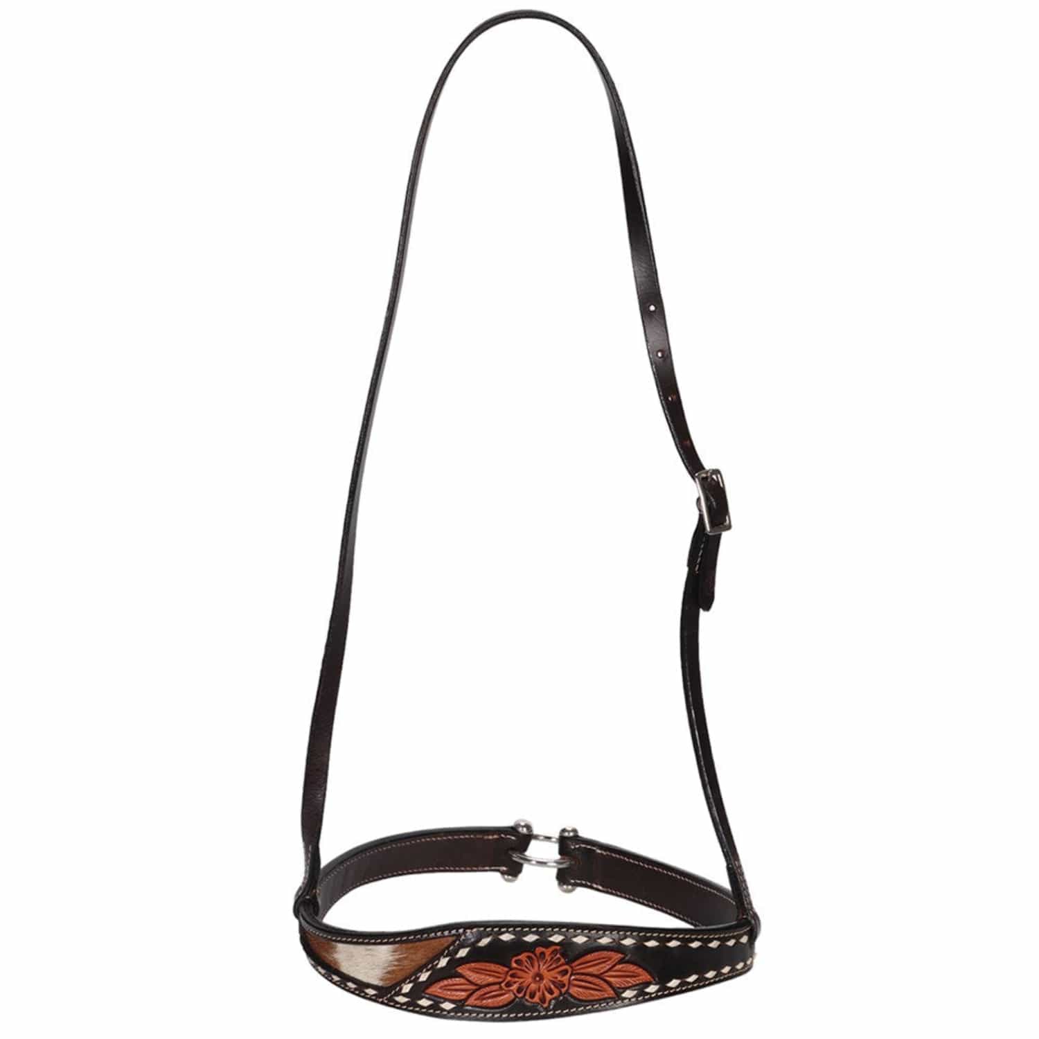 Fort Worth Bridle Accessories Cob/Full Fort Worth Noseband Halona Cowhide