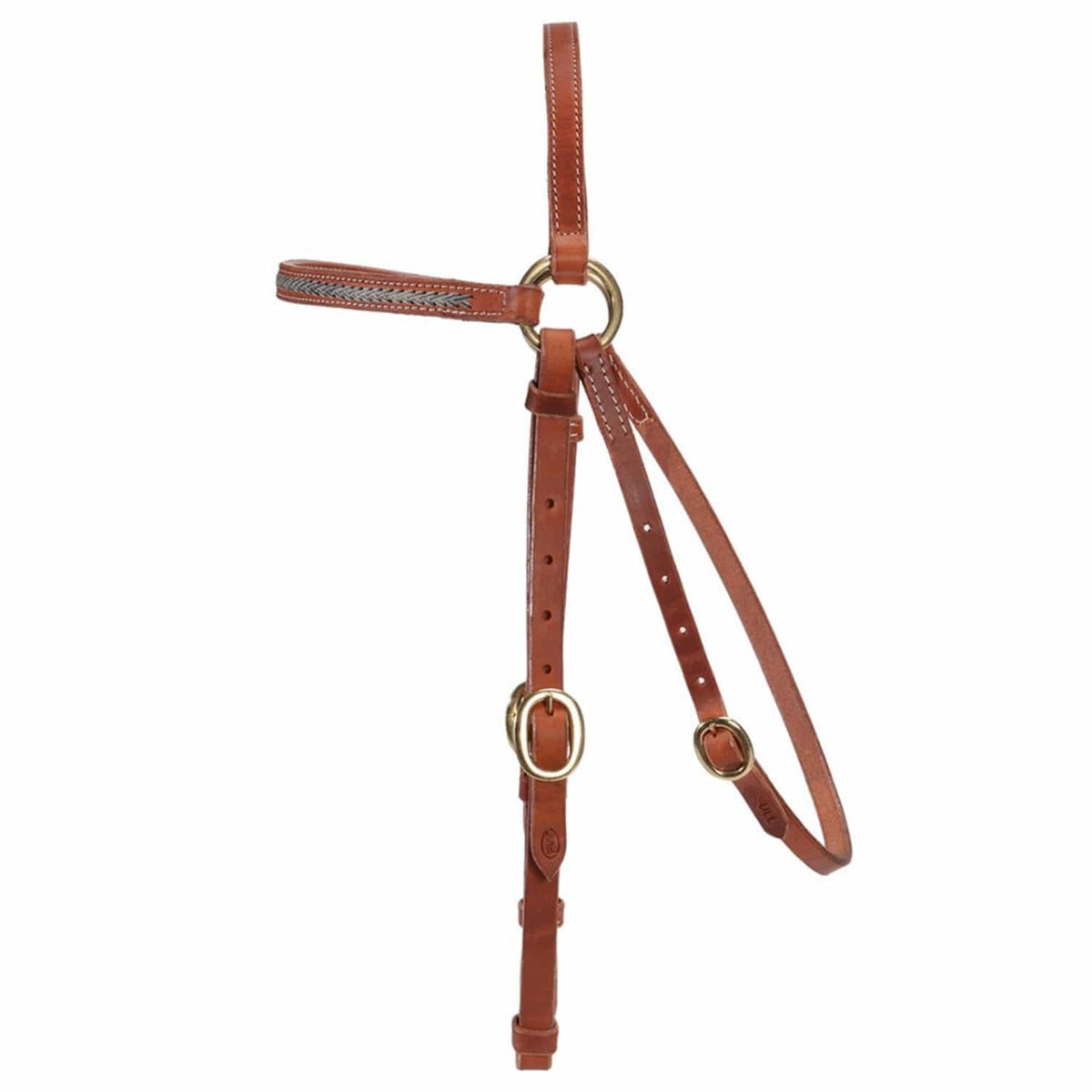 Fort Worth Bridles Cob / Harness Fort Worth Bridle Barcoo with Two Tone Rawhide