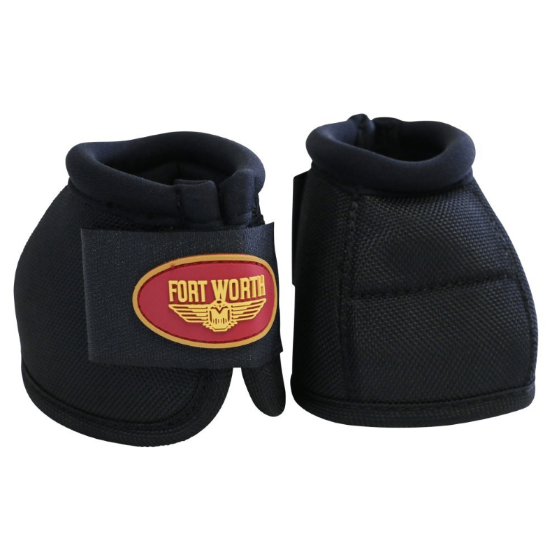 Fort Worth Horse Boots & Bandages Medium / Black Fort Worth No-Turn Bell Boots FOR1875