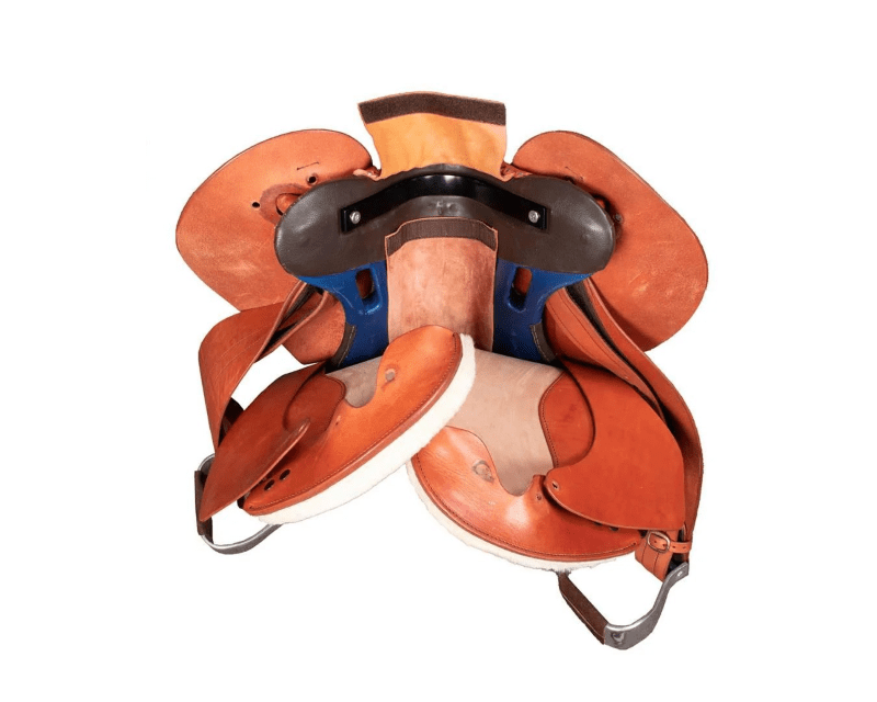 Fort Worth Saddles 17in / Tan Fort Worth Swinging Fender Saddle Adjustable Gullet