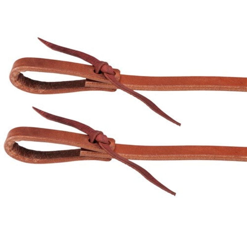 Forth Worth Reins 7ft / Harness Fort Worth Split Reins Leather Popper