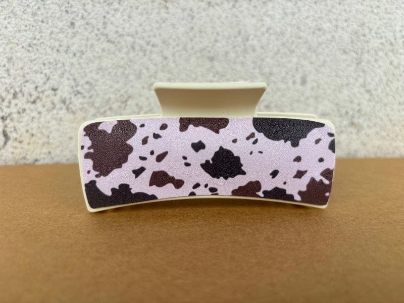 G Country Hair Accessories Cowhide Country Claw Clip